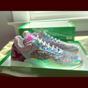 Iridescent Holograph Lowtop sneakers